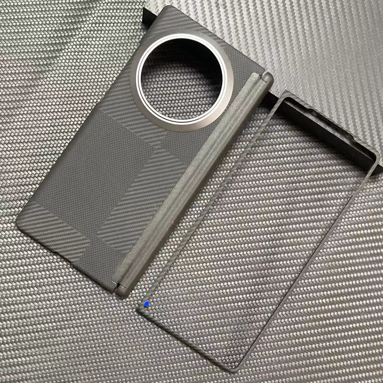 正品凯夫拉适用vivo xfold3pro中轴保护壳芳纶纤维材质磁吸款