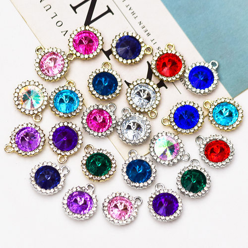 圆形镶钻diy手工本东合金