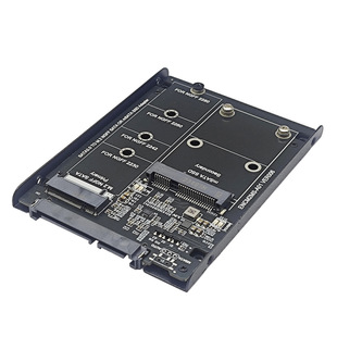 M.2 NGFF+MSATA转SATA3电子开关切换转接卡SSD固态硬盘6Gbps支架