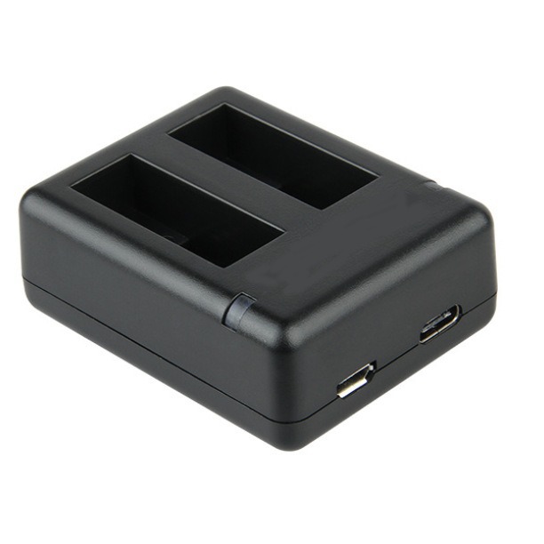 适用gopro9电池双充充电器冲电盒hero9运动相机配件AHDBT-901