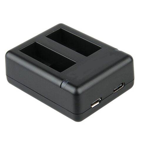 适用gopro9电池双充充电器冲电盒hero9运动相机配件AHDBT-901