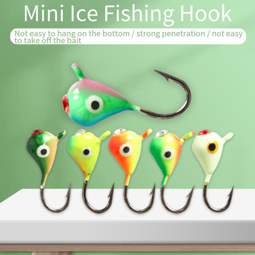 路亚铅头钩根钓微铅钓筏钓冰钓