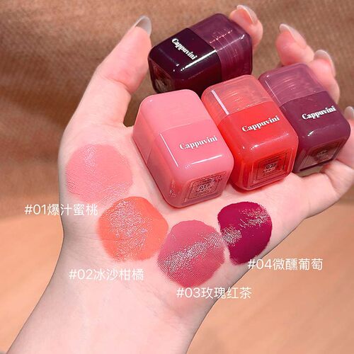 迷你甜颜腮红液滋润融肤冰透嫩