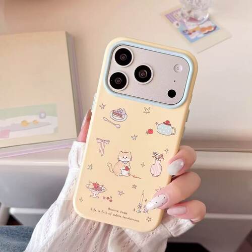Korean Style Macaron Jelly Soft Phone Case Cute Cat Cover 适用 iPhone 18 Pro Max 17 16 Pro 15 14