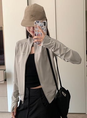 防晒衣女士夏季遮阳透气防紫外线纤薄原纱冰丝防晒服冰冷修身