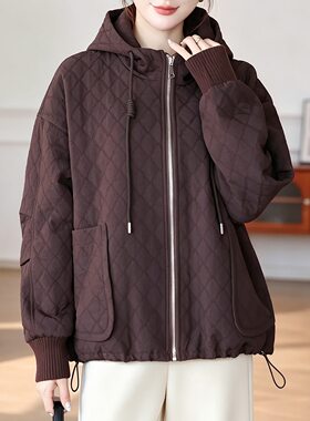 保暖夹棉外套上衣2026年冬季