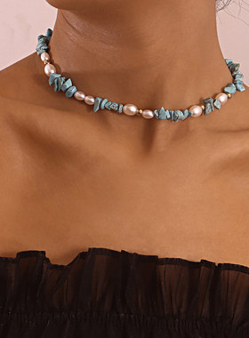 欧美跨境新款颈链波西米亚风服饰配件异国情调女项链