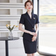 西服套装 外套银楼珠宝店店员工装 女短袖 小个子西装 职业装 黑色正装