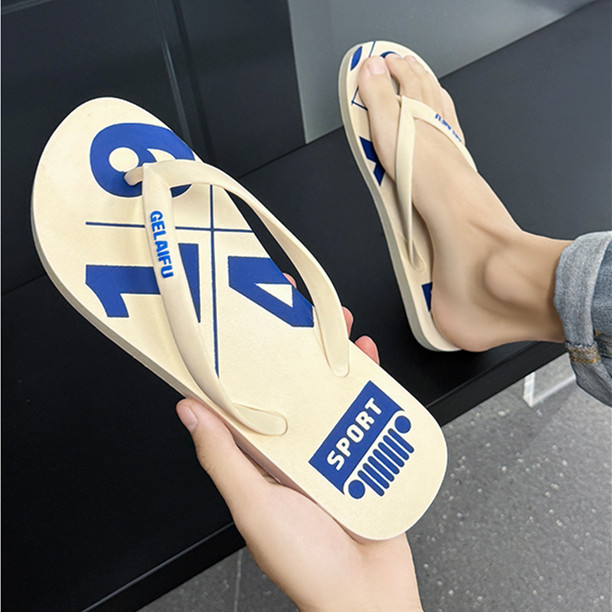 士夏季新款韩版平底人字拖女ins潮情侣简约纯色夹脚沙滩拖鞋夏