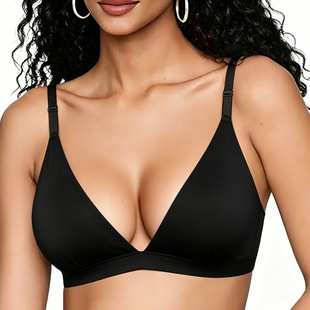 skim* Deep v seamless bra三角杯无胸垫性感深V无痕舒适透气文胸