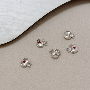 恋与深空夏以昼同人印象合金仿苹果吊坠挂件diy手链项链饰品配件