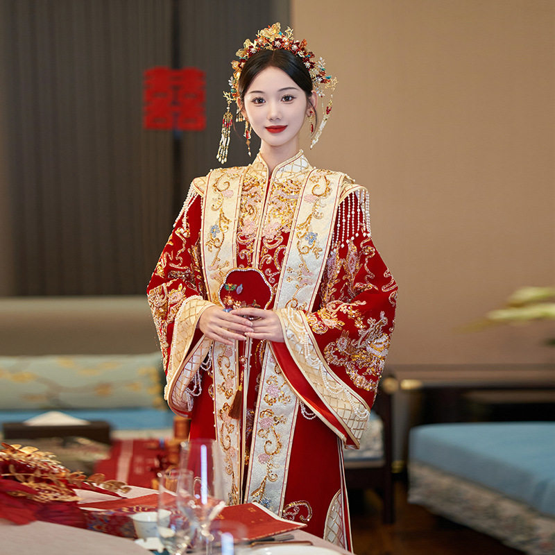 秀禾龙凤褂凤冠霞帔2024新款汉服