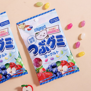 日本进口零食Kasugai春日井乳酸菌味软糖儿童休闲食品伴手礼糖果