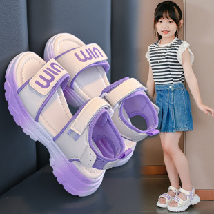 女童凉鞋2026新款时尚小学生夏季儿童爆款运动女款中大童公主鞋子