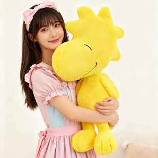 黄色小鸟史努比糊涂塔克玩偶毛绒玩具抱睡公仔女孩布娃娃睡觉抱枕