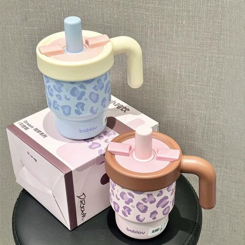 花伴森b咕嘟桌面把手杯316保温杯