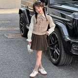 杏色三件套