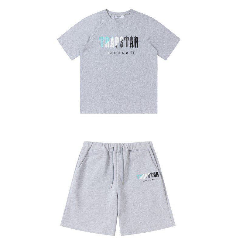Cross-Border Foreign Trade High-Quality Correct Version Syan World Pure Cotton Short-Sleeve Shorts Set Sweatshirt Long P foto 6