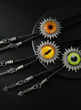 领带项链皮绳男女合金