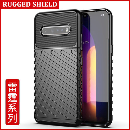 适用LG V60ThinQ手机壳LG V50S保护套G8X ThinQ个性纯色全包边防摔防滑雷霆软壳