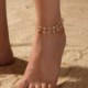 夏季 满钻流苏脚链女波西米亚风闪亮水钻脚踝链欧美配饰anklet 新款