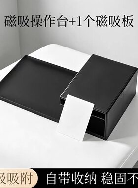 美睫磁吸枕头操作台嫁接睫毛一体式加厚亚克力美睫店专用辅助工具