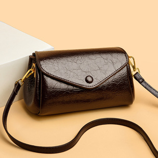 正品真皮小包包女2025新款潮时尚百搭妈妈包多层大容量单肩斜挎包