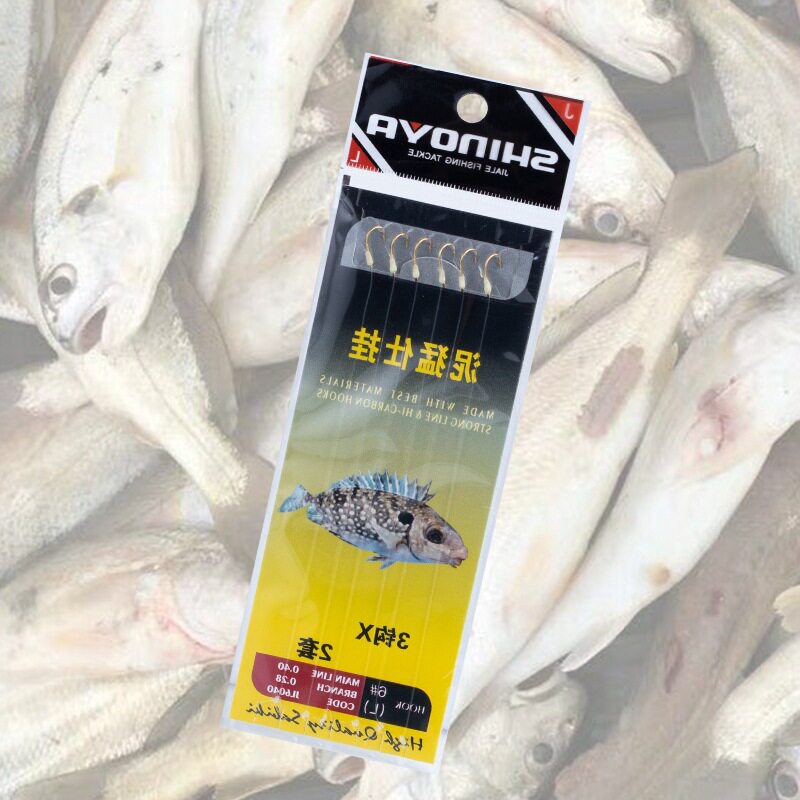 新款泥猛 臭肚 串钩 钓组 乌头 金谷 海钓 立鱼 仕挂钩 筏钓 串钩