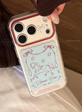 AceCase透明小马iphone17promax苹果16适用15手机壳14本命年13卡通12个性11软套