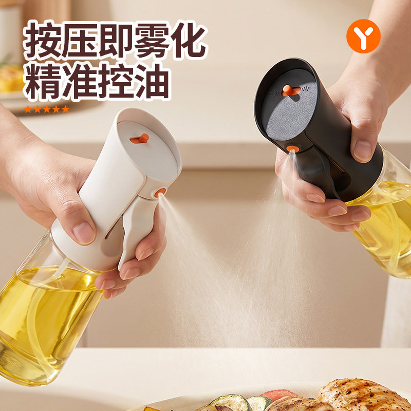 玻璃喷油壶家用厨房空气炸锅酱油雾化喷油透明酱油分装