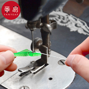 2元 自动穿针工业缝纫机塑料平车快速穿针器 包邮 穿针器2.01元