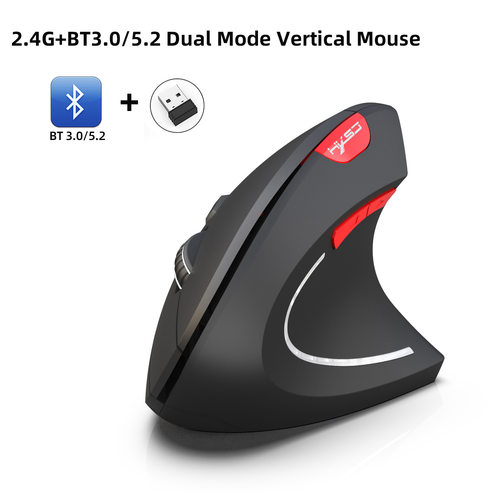 蓝牙无线垂直鼠标健康鼠标人体工程学2400dpi