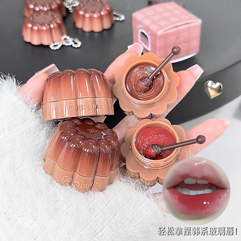 卡泡维妮果冻布丁固体唇蜜水光显色国货学生嘟嘟唇唇釉女跨境彩妆
