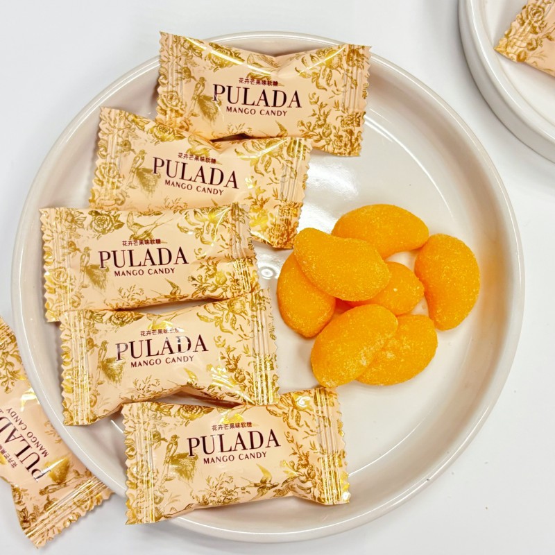 英国朴拉达芒果味软糖QQ糖散装结婚庆喜糖喜庆糖果小零食下午茶