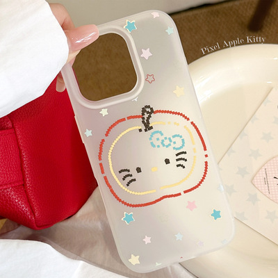 AceCase趣味卡通iPhone15promax手机壳红苹果猫咪16适用14挂链13日韩12创意11软