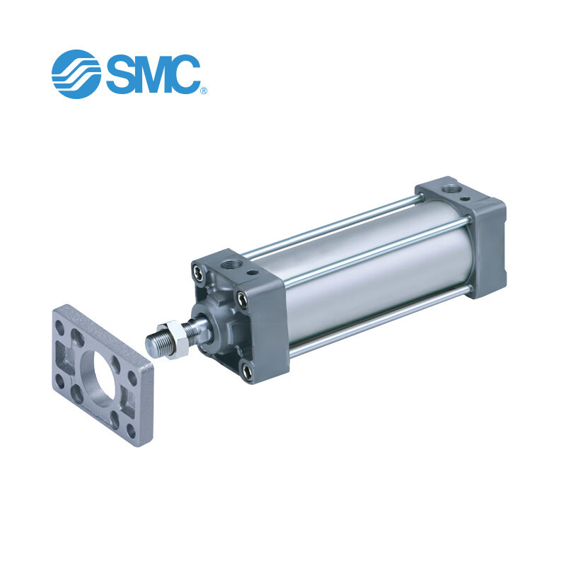 SMC MBF32-25Z 标准型气缸MB系列MBF杆侧法兰型 杆双作用缸径32