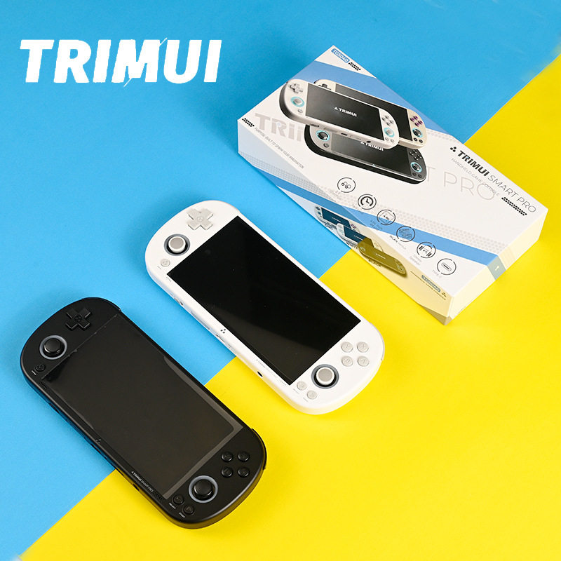 内置9000+游戏TRIMUI Smart Pro开源掌上游戏机街机清跨境4.96寸