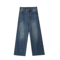 EVERTRUE ET jeans for women 2026 Fall Old Money high-waisted distressed wide-leg floor-length pants 66353 thumbnail 7