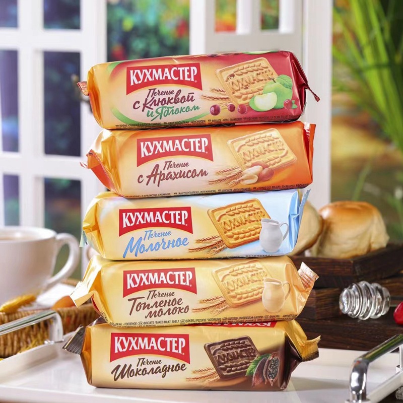 俄罗斯奶酥味饼干包装