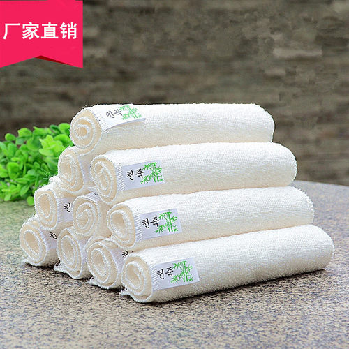 竹纤维洗碗布家用厨房刷碗布洗碗巾加厚去油抹布家务清洁抹布