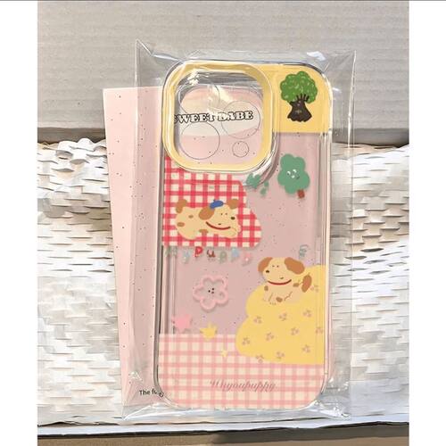 Fence Puppy Soft Phone Case Precise Hole Cover 适用 iPhone 18 Pro Max 17 16 15 14 13 Pro X