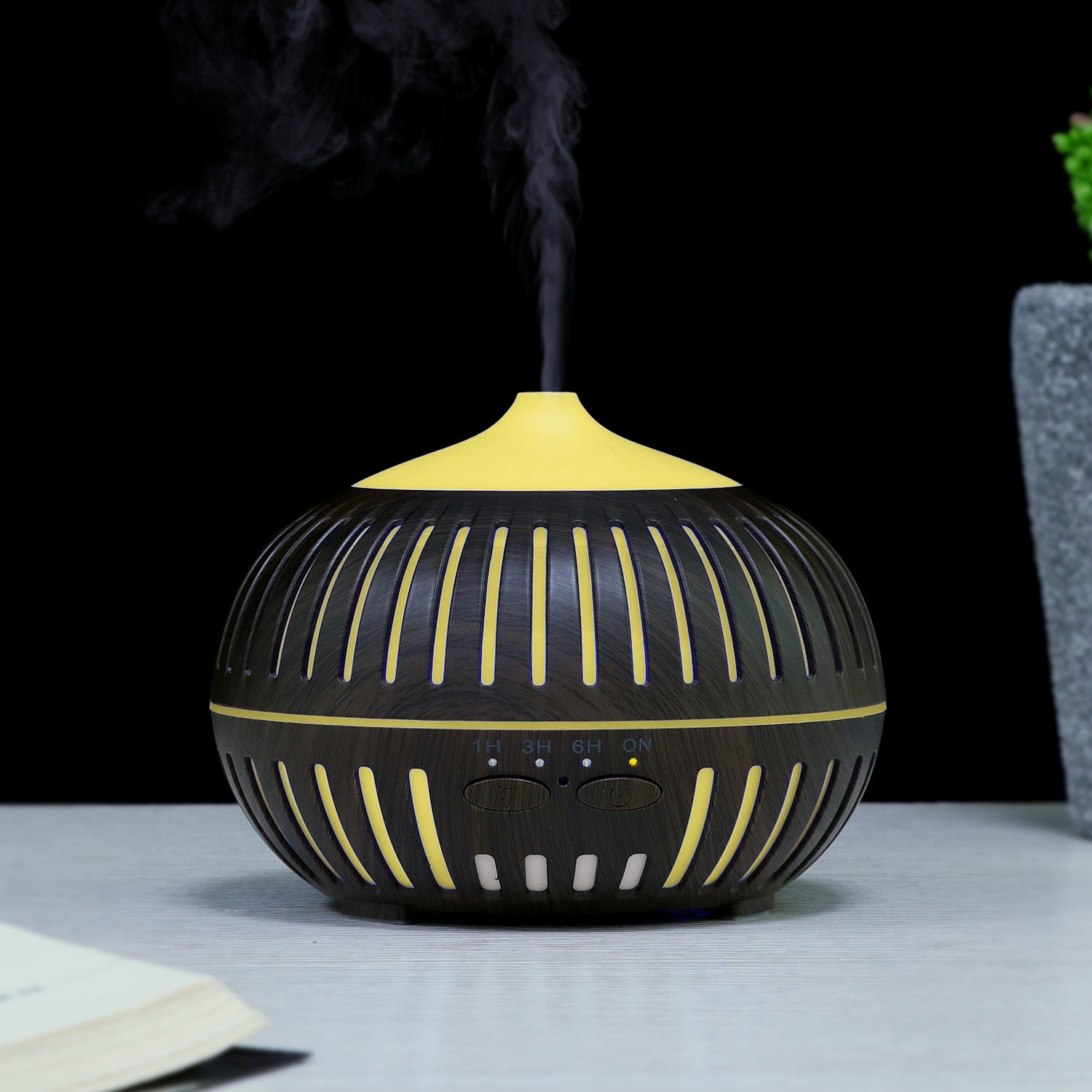 跨境货源家用多功能加湿器创意七彩夜灯空气净化精油香薰机雾化器