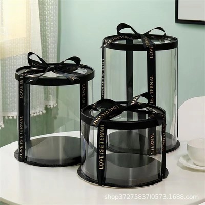 圆形蛋糕盒无4寸礼物盒