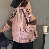 女童冲锋衣春秋款2025新款女孩大童洋气风衣外套儿童秋装薄款夹克，童装外套，祺妙童装