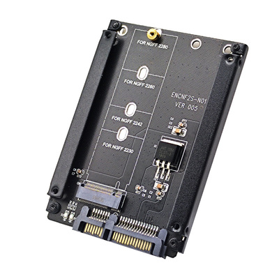 NGFF转SATA3转接卡M2 KEY B+M SSD固态硬盘转6G接口转换卡转接头