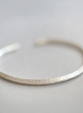 泰国送礼物ins小众纯银手镯女