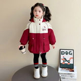 女童加绒棉服冬季2025新款女加厚棉袄冬装儿童保暖冬天衣服潮P145，童装棉衣，祺妙童装
