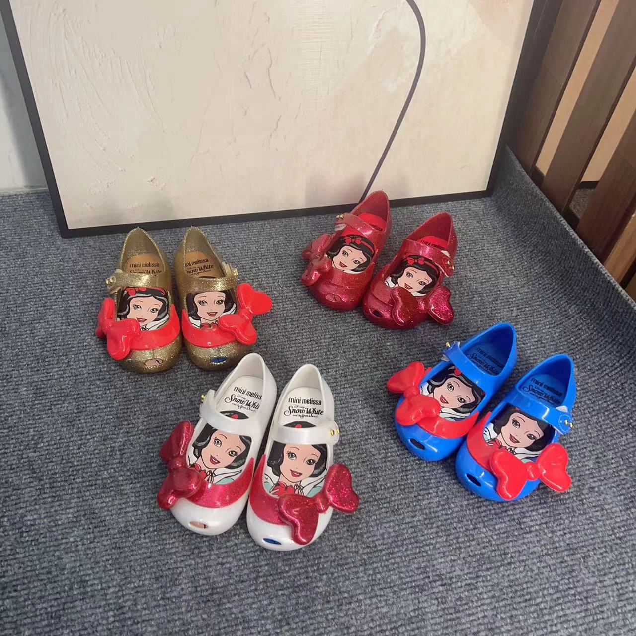 蝴蝶结鱼嘴鱼嘴鞋公主女夏季