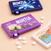 日本进口零食ASAHI朝日薄荷味糖果冰爽润喉糖清凉青提柑橘味7g