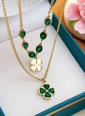 时尚项链幸运钛钢欧美炫小虫